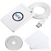 Ailao Card Writer Reader Adapter NFC Reader/Writer ACR122U ISO 14443A/B+ Software 0 per uso domestico commerciale