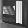 ECD Germany Radiatore Termosifone Termoarredo Scaldasalviette Stella Verticale Piatto - 480 x 1600 mm - Antracite - Radiatore Scaldasalviette Asciugamani da bagno Verticale Piatto 480x1600 mm