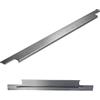 Gedotec maniglia profilata in alluminio per mobili maniglia per cucina in acciaio inox look - MALIBU | maniglia per cucina in alluminio per mobili - cassetti | maniglia per mobile lunghezza 596 mm |