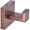 PIZZZENO Accessori per il bagno Porta carta igienica Ganci per asciugamani in oro rosa spazzolato Set di accessori per il bagno con montaggio a parete per camera da letto in acciaio inossidabile, gancio p