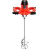MINRS Agitatore per malta da 1500 W, mescolatore per calcestruzzo, malta a 6 marce, miscelatore per cemento, elettrico, per miscelare vernici, cemento, cemento