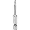 QUARKZMAN T9 Bit Torx di Sicurezza 1/4 Gambo Esagonale 2 Lungo Acciaio S2 Magnetica Antimanomissione Star Bits Cacciavite Testa Torx con Foro per Rimuovere Viti Fissaggio