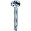 nextradeitalia 500PZ VITE AUTOPERFORANTE PER FERRO DRILLEX TC ZINCATA mm. 4,2x19