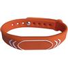 YARONGTECH MF1 S50 IC - Braccialetto in silicone RFID Access, 13,56 MHz, colore: Nero (confezione da 100) (arancione)