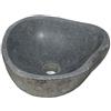 KaYu Meuble Lavamani in pietra naturale BAGNO 30-39 cm - L 30 x L 25 x H 15 cm