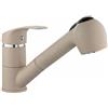 Generico Miscelatore Lavello Monocomando + Doccetta Estraibile Cucina Beige Avena Sabbia