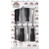 Stubai 354404 Set di Scalpelli, Impugnatura Pp, 4 Pezzi, Nera