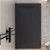 OLIMPO DOCCE - Piatto doccia in marmoresina NERO effetto pietra cemento VINCENT - 70x180