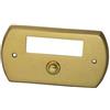 nextradeitalia 1PEZZO CAMPANELLO OVALE CON PULSANTE IN OTTONE