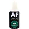 Alex Flittner Designs Pennarello a vernice RAL 6005 verde muschio lucido 20 ml penna di riparazione acrilico vernice per ritocco di riparazione legno metallo mobili bagno