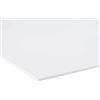 Santoro Shop Pannello Forex PVC 5 mm - Bianco e Nero - Taglio 0 - Vari Formati per Quadri, Decorazioni, Cartellonistica e Progetti Creativi (Bianco opaco, cm 30x30)