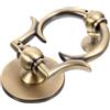 HOMSFOU Batacchio Porta in Lega Di Zinco 5.12X4.13X1.18 Pollici Accessorio Sicurezza Casa Antiruggine Decorazione Porta D'Ingresso Con Installazione Fai-Da-Te