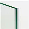Glass Com S.r.l. 220cm - Guarnizione trasparente per vetro 8mm con aletta rigida da 12mm. Adatta per vetrate a pacchetto panoramiche tutto vetro, box doccia e porte con vetro a giorno-GBR6/8