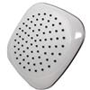 vetrine inrete Vetrineinrete® Soffione per doccia da bagno quadrato multigetto effetto pioggia con filtro anticalcare ad alta pressione bianco 69289 D89