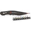 Wuerth Innovativo Cutter in metallo pesante completo di custodia e inserti viti taglio croce torx
