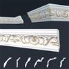 Marbet Design Marbet B-26 G, listelli da soffitto in polistirene EPS dorati con motivo decorativo, in design tradizionale - (pacchetto risparmio da 2 metri) modanature angolari in stucco