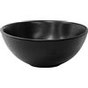 ML DESIGN modern living ML-Design Lavabo da Appoggio in Ceramica Nero Opaco Rotondo Ø 280 x 150 mm con Foro di Scarico Lavello Lavamani Tondo a Forma di Ciotola per Arredo Bagno/WC Ospiti Sanitari Design Moderno Elegante