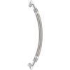 inferramenta Maniglione In Acciaio Inox Satinato PH011A | Lucido | Lunghezza 432 | Maniglia Elegante Per Porte Interne Ed Esterne (Interasse 400)