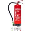 MBS FIRE Protex - Estintore in schiuma SD6 E - 6 litri - senza fluoro - per le classi di incendio A e B - secondo DIN EN 3 - 11 kg - con pratico supporto - con piastra di prova - Made in EU