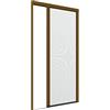 Zanzanet Zanzariera laterale orizzontale su misura frizionata New Euro cassonetto 38mm binario 4mm porta finestra giardino balcone personalizzabile 14 colori 2 reti Made in Italy Bronzo Verniciato