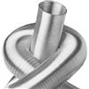 Intelmann Tubo flessibile in alluminio 3 m (monostrato)/5 m (a doppio strato) DN 50 63 71 76 80 100 125 150 160 180 200 224 250, per ventilazione, Argento