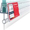 STEIGNER Guarnizione doccia, 40cm, per spessore vetro 5/6 mm, guarnizione dritta in PVC, UK22-06
