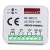 Somoke Universale RX Multi Frequenza 300-868MHz Ricevitore 2CH 12V 24V Modulo Relè Garage Porta Telecomando 433.92MHz 868MHz