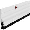 SHIJHUI Guaina di Tenuta per Porta in Metallo, Guarnizione per Porte in Alluminio, Paraspifferi per Finestre, Blocco Anti-Spifferi Sotto Porta, Guarnizione per Porte (Bianco, 73,6 * 14,3 cm)