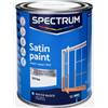 Vintage Luxury Spectrum Satin bianco 750 ml, per legno, metallo, superficie PVC, a base d'acqua, inodore e ad asciugatura rapida (colore satinato, bianco)