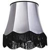 QAZQA granny - Paralume Retrò - luce - Ø 450 mm - Grigio - Retrò - Luci da interno