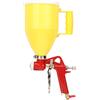 Kuuleyn Tramoggia in plastica Pistola a spruzzo pneumatica ad aria compressa Spruzzatore per pittura murale Struttura della parete del soffitto Vernice in pietra Rivestimento a tenuta stagna Strumento per la
