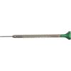 KD89 Horotec MSA01.214 - Cacciavite per orologiaio, corpo e stoppino a forma di T in acciaio inox, testa in alluminio con cuscinetto a sfere, prodotto in Svizzera (1,30 mm)