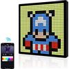 Telituny Display Pixe, LED programmabile da 10,6 Pollici Schermata 32x32 RGB Controllo APP, Schermo Pixe Art con modalità Musica Cicalino Integrato,Bluetooth per loy Play App