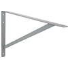 Toolerando Reggimensola Angolare, Portata 50 Kg per Supporto, 270 x 400 mm, Argento