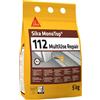 SIKA - Riparazione del calcestruzzo - Sika MonoTop 112 Multiuse Repair - Adatto per la riparazione di elementi in calcestruzzo - Buona aderenza su molti supporti - 5kg
