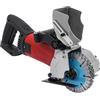 QUIOTUIR 2800W Macchina Scanalata Scanalatrice con 5 lame sega 7000rpm Elettrica Taglierina per Scanalatura Profondità e Larghezza Regolabili per Taglio Muri Calcestruzzo/Mattoni Rossi