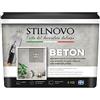 STILNOVO Cemento di Alta Qualità per Decorazione Pareti, Piastrelle, Controsoffitti e Mobili - Effetto Cemento, Grigio Chiaro, 6 kg