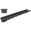 UTILFER CANALETTA DI SCOLO ABS NERA CARRABILI CON GRIGLIA - TUTTE LE MISURE (CON GRIGLIA ZINCATA CM 100 x 10 H 3.5)