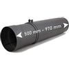 LANZZAS, tubo telescopico per canna fumaria 500-970 mm, diametro DN Ø 150 mm, colore: grigio fuso - altri tubi del nostro assortimento, li trovate qui.