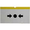 Dieffematic Ricambio Pulsante Antincendio per Notifier PS210 - Elemento Plastica Flessibile Ripristinabile