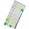 Besttoolifes Mini righello di livello in acrilico con fondo magnetico per un livellamento stabile e preciso e capacità di misurazione multi-angolo (95 x 50 x 13 mm)