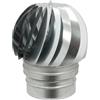 Briconess.com Fumaiolo comignolo Girevole zincato Base Tonda con Attacco Femmina - 10cm