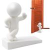 yybng Simpatici personaggi in gomma come fermaporta da pavimento, fermaporta per pavimento della porta, paraspifferi per casa, ufficio, camera da letto, camera, bar, pavimento, parete
