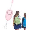 demaxiyad Portachiavi con allarme di sicurezza, 120 dB, allarme personale anti- , , portatile, ricarica USB, sonora, per ragazze, bambini, anziani