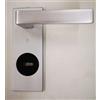 SECUREMME KIT RIVA SECUREMME PLACCA+MANIGLIA A FORMA QUADRA IN alluminio anodizzato argento F1 SINGOLA PER PORTA BLINDATA Q8 FORO DOPPIA MAPPA PZ 1