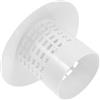 Garneck Cappello Antipioggia per Comignolo di Stufa da 75mm in Pvc Bianco, Resistente alla Pressione, Protegge Dai Volatili per Campeggio All'aperto
