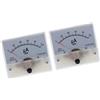 EnjoyMSS 2 pezzi rettangolare accurato bianco 85C1- pannello analogico amperometro micro Amp Meter
