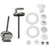 Generico Toilet Lid Hinges Replacement Any Toilet Seat Cover Fixing Kit 4.61 Inches Sturdy Multi-Purpose Repair Set for Homes, Hotels, Schools, and Public Restrooms