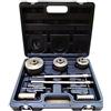GrecoShop Frese Carotatrici/Carotatrice/Fresa Muro A Tazza Per Trapano 9 Pezzi Con 2 Barre/Aste/Prolunga SDS PLUS + SDS MAX