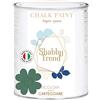 GENERICO SHABBY TREND® CHALK PAINT Pittura Shabby Chic Vintage Mobili Pareti Extra Opaca 120 VARIANTI (375ml, VERDE SMOKE)